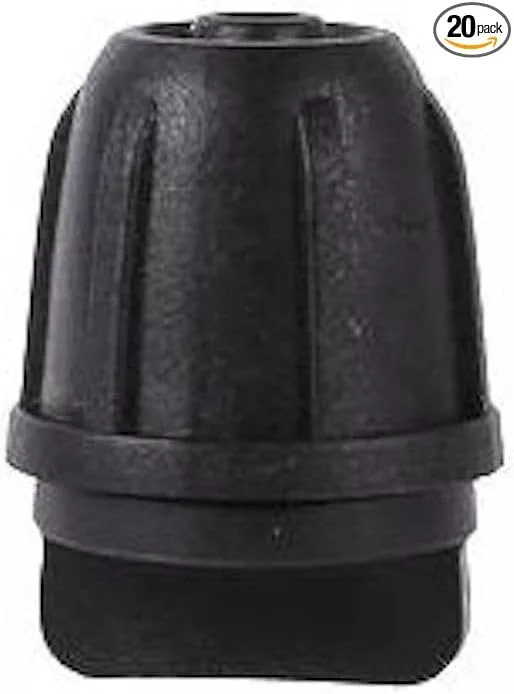 20 Pack Quick-Connect Locking 1/4" Drip Irrigation End Plug Connectors, Upgraded Plug Fittings for 1/4 Inch Irrigation Tubing, Drip Kit (End Plug - 20 Pack)