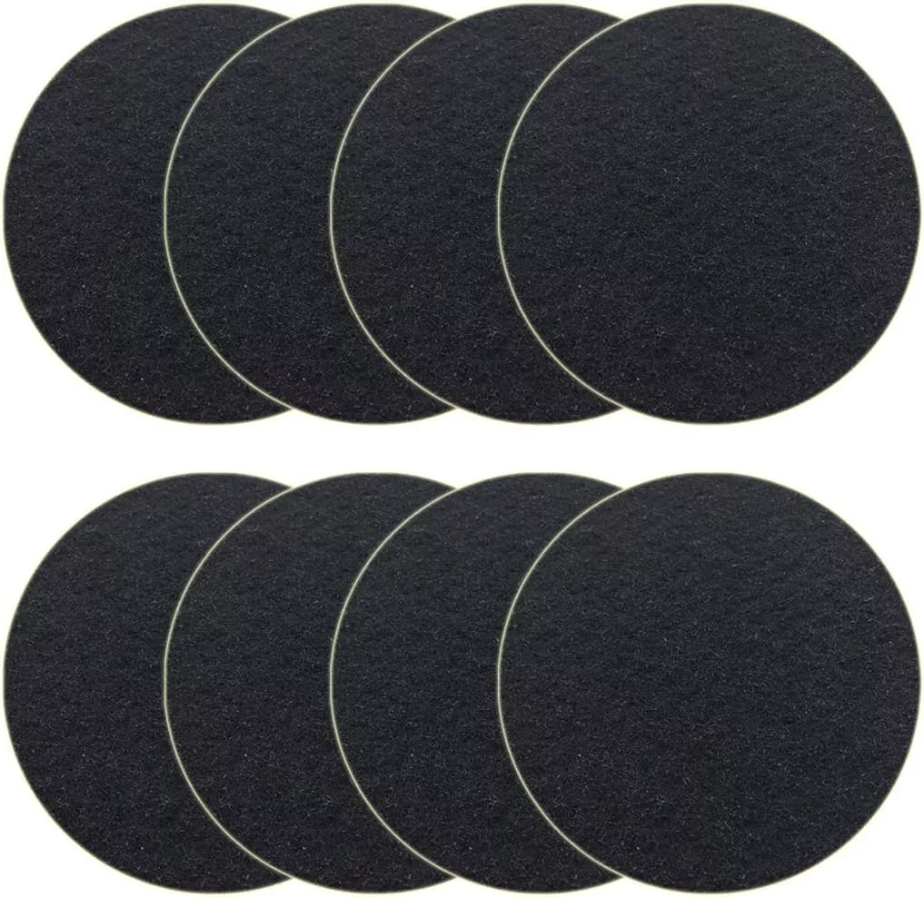 7.25inch Kitchen Compost Bin Charcoal Filter Replacements, Compost Pail Replacement Carbon Filters 7.25 inch, Round