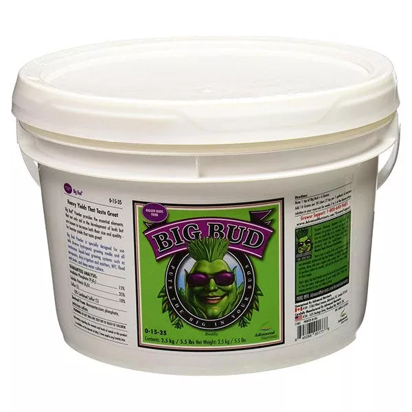 Advanced Nutrients, Big Bud, Powder, 0-15-35, Bud Booster (2.5 kg)