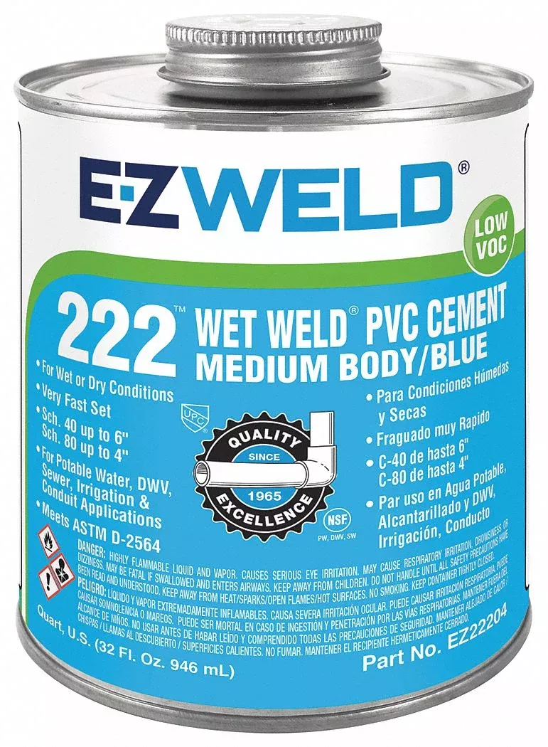 E-Z Weld Wet Dry Cement Quart Size (32 oz.)