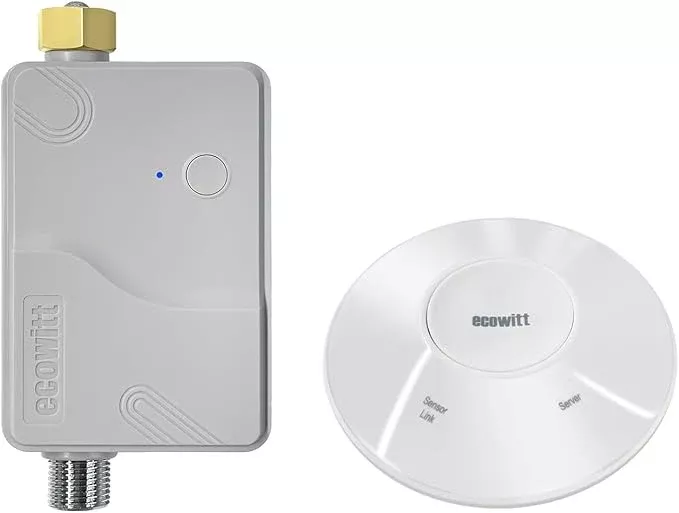 ECOWITT Intelligent Watering Timer Kit, with WFC01 Sprinkler Timer(NPT Thread) and GW2000 Wi-Fi Hub, APP Remote Control, IoT Linkage, Automatic Irrigation, Support Ecowitt Cloud Server, 915 MHz