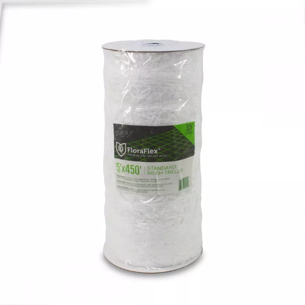 FloraFlex Mesh Trellis Net | 5ft x 450ft - 3.5 in Square