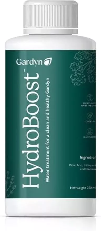 Gardyn HydroBoost for Gardyn Hydroponic Indoor Gardens - 250 ML (Plant Based Water Treatment-Lowers PH, Balances Plant Nutrients & Reduces Need for More Intensive Hydroponic Growing System Cleanings)
