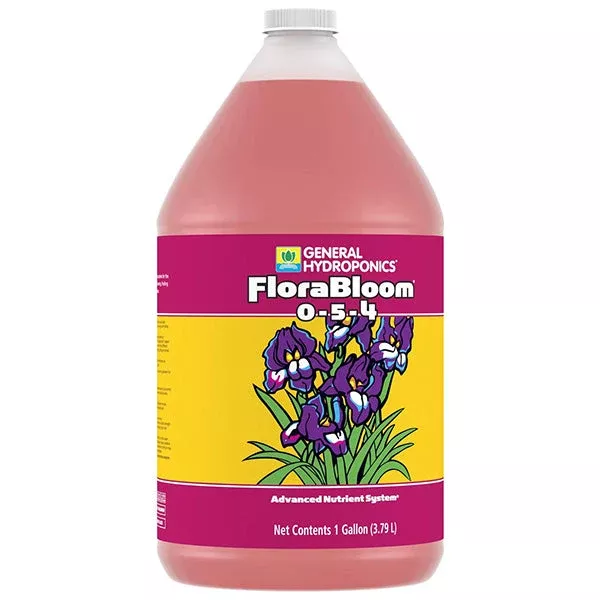 General Hydroponics, FloraBloom, 0-5-4, FloraSeries Advanced Nutrient System (1 Gallon)