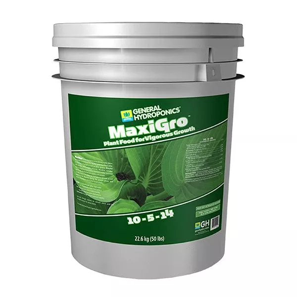 General Hydroponics, MaxiGro™, 10-5-14, Maxi Series™, Plant Food For Vigorous Growth (50 LBS.)