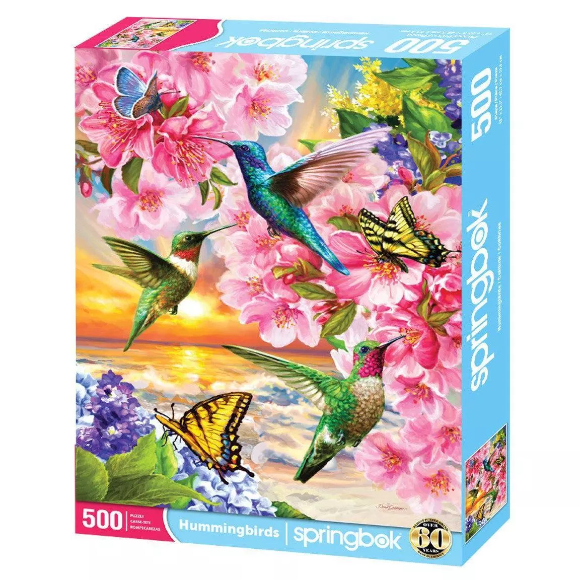 Hummingbirds 500 Piece Jigsaw Puzzle Springbok