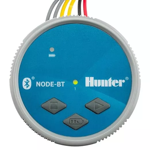 Hunter Company Node-BT Battery Operated 1-Station Bluetooth Irrigation Controller (DC Solenoid Not Included)