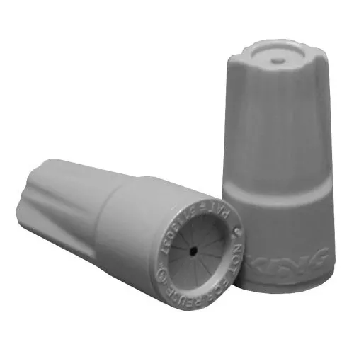 King 10111 Waterproof Connector (GRAY /GRAY) (20 Pack)
