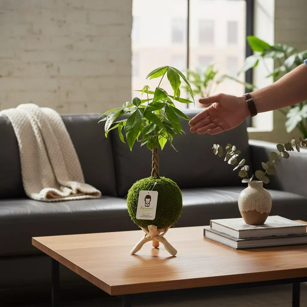 Money Tree | Moss Ball Kokedama