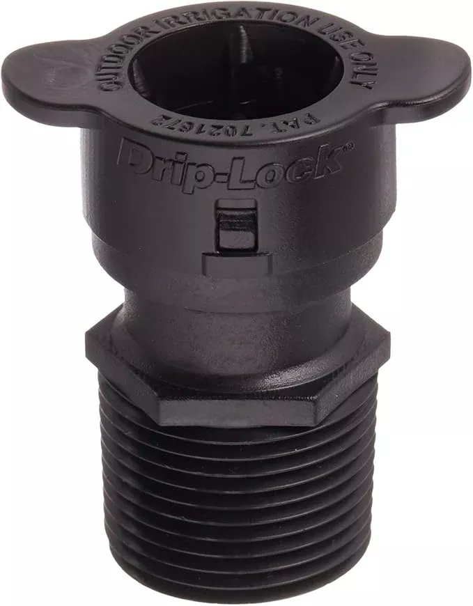Orbit 67493 3/4" MPT x 1/2" Drip Irrigation Drip-Lock Adapter