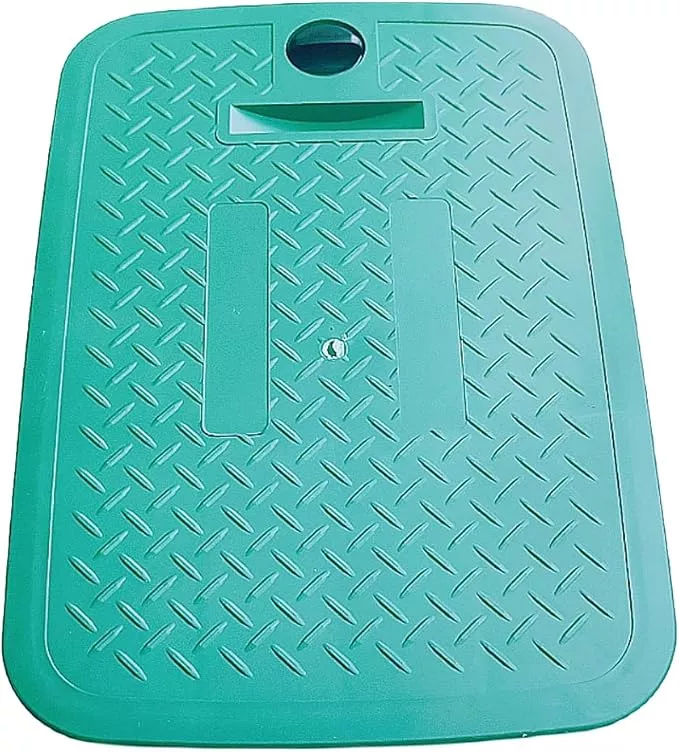 Outer diameter 17" x12" Rectangular Sprinkler Valve Box Cover Valve Box Cover Lid for Outdoor Sprinkler Irrigation Control Water System Lawn, Green