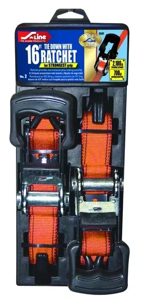 Ratchet Tie Down 2 Pack 1.25 in x 16 ft. SL81