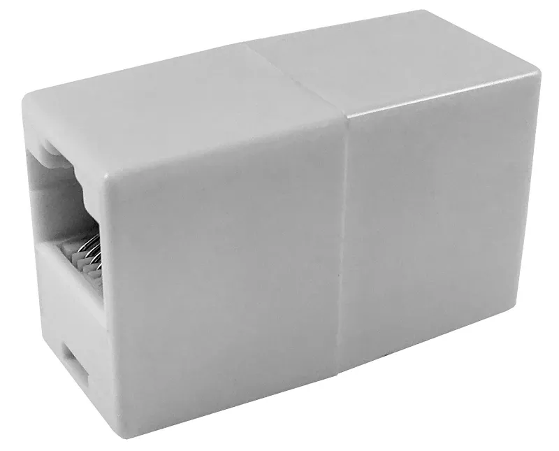Zenith Pn6ecw Ethernet In-line Coupler, White, Cat5/6